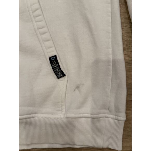 Vintage Y2K Southpole Adult L White Hoodie Sweatshirt Men’s Hip-Hop Spellout - Picture 3 of 8